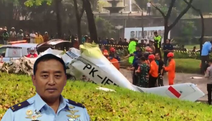 Pesawat Latih Milik FASI Jatuh di Bogor, Pilot Tewas dan Satu Luka