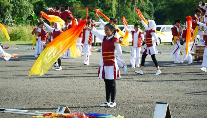Marching Band Bahana Teladan SMPN Molibagu Siap Gebrak Hulondalo Marching Festival 2025