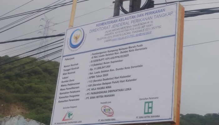 Masyarakat Leato Dukung Proyek Kampung Nelayan