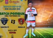 Semangat pengusaha Bone bolango yang juga pimpinan Onato Resto & Café, Haji Aripin Maliwu, dalam memberi perhatian kepada generasi muda sepak bola di Kabupaten Bone Bolango/Ulanda.id