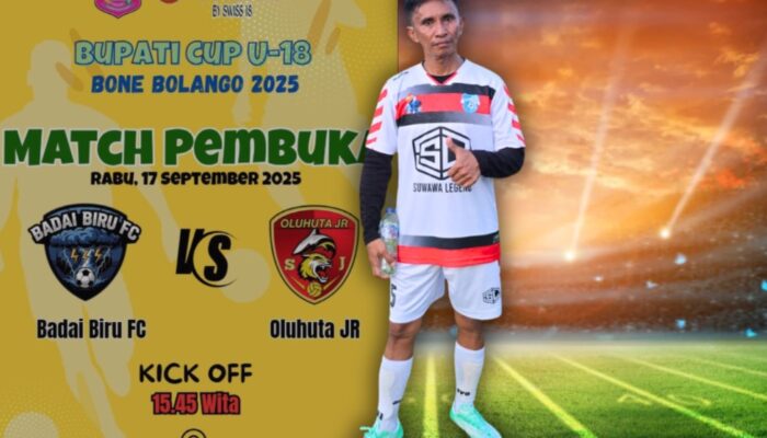 Haji Aripin Maliwu Komitmen Cetak Generasi Muda Sepak Bola Lewat Piala Bupati Cup U-18