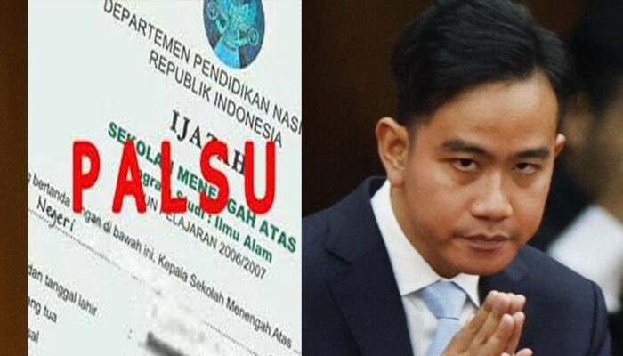 Dugaan Ijazah Palsu Wapres Gibran Rakabuming Raka Mengguncang