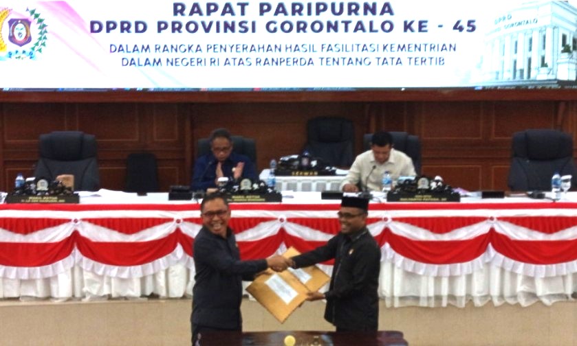 Penyerahan Ranperda Tata Tertib ke Bapemperda/Ulanda.id