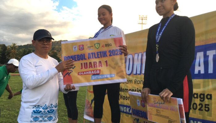 Sekda Iwan Mustapa Resmi Tutup Kejuaraan Bone Bolango Atletik 2025