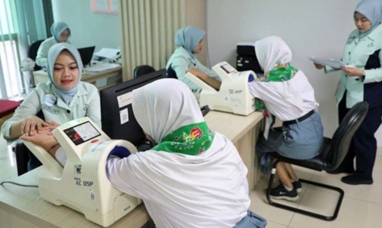 Rumah Sakit Umum Daerah (RSUD) Pasar Minggu, Jakarta Selatan, mengenalkan program Medical Check Up (MCU) Wisata Medis kepada siswa SMA. (Foto: Antara)/Ulanda.id