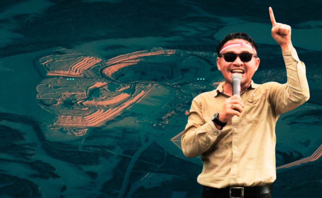 Panglima Lapangan Aksi sekaligus Kuasa Hukum Penambang Bone bolango, Lion Hidjun/Ulanda.id