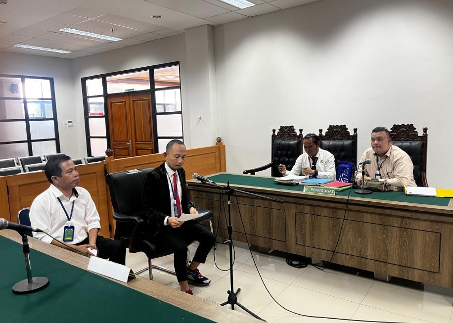Sidang sengketa antara penambang rakyat Bone Bolango melawan PT Gorontalo Minerals (GM) kembali digelar di Pengadilan Tata Usaha Negara (PTUN) Jakarta, Rabu (10/9)/Ulanda.id