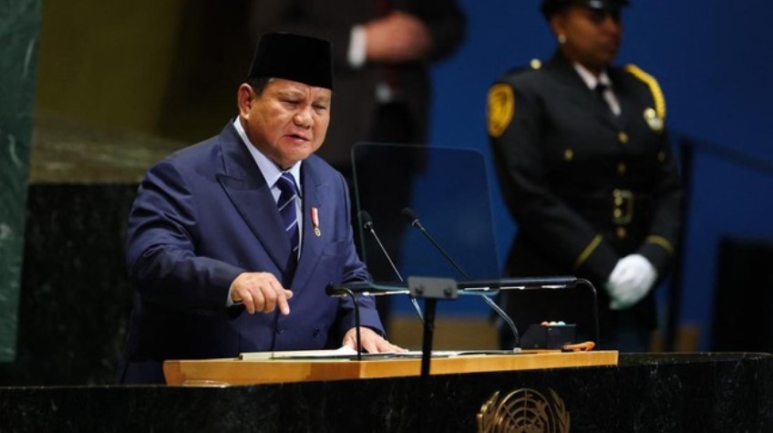 Presiden Prabowo Subianto menepis pernyataan Presiden Donald Trump mengenai relevansi peran Perserikatan Bangsa-Bangsa (PBB) saat ini. (Foto: AFP/ANGELA WEISS)/Ulanda.id