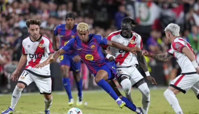 Barcelona Hanya Raih Satu Poin di Vallecas