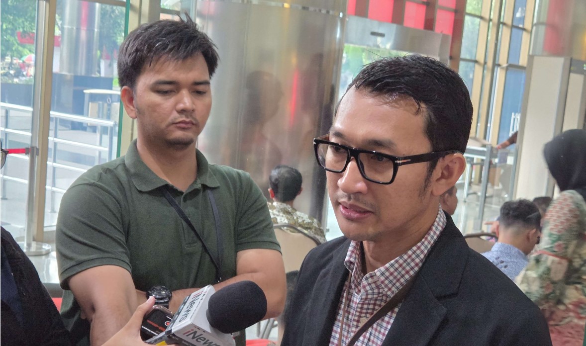 Jubir KPK Budi Prasetyo saat melakukan tanya jawab dengan awak media, di Gedung KPK, Jakarta (Foto: RRI/Chairul Umam)/Ulanda.id