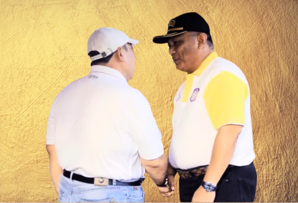 Wali Kota Adhan Dambea dan Anggota DPR RI Rusli Habiebie/Ulanda.id