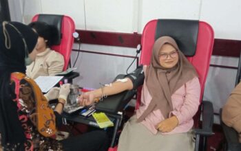 Kegiatan Donor Darah RRI Samarinda. (Foto: RRI Samarinda)/Ulanda.id