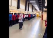 Karyawan PT Gudang Garam berpamitan setelah kena PHK. Foto: tiktok/adion._87/Ulanda.id