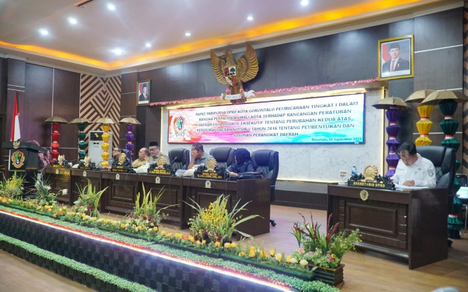 Rapat Paripurna Dprd Kota Gorontalo, Rabu, (3/9)/Ulanda.id