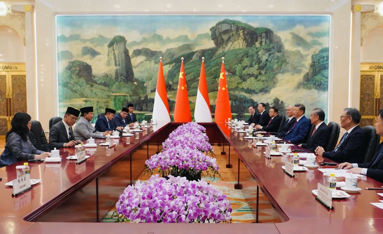 Presiden RI Prabowo Subianto dan Presiden Tiongkok Xi Jinping menggelar pertemuan bilateral, Rabu (3/9/2025) di Beijing (Foto: Kemlu RI)/Ulanda.id