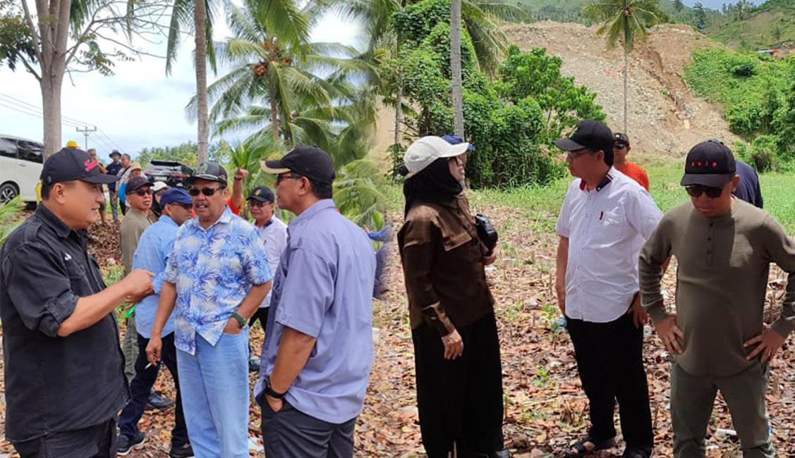 Panitia Khusus (Pansus) Pertambangan Dprd Provinsi Gorontalo saat melakukan kunjungan dan pengawasan terhadap keberadaan tambang di wilayah Gorontalo, Selasa, (2/9)/Ulanda.id