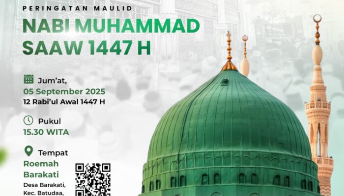 Peringatan Maulid Nabi Muhammad SAAW 1447 H di Gorontalo, Momentum Doa untuk Keselamatan Bangsa