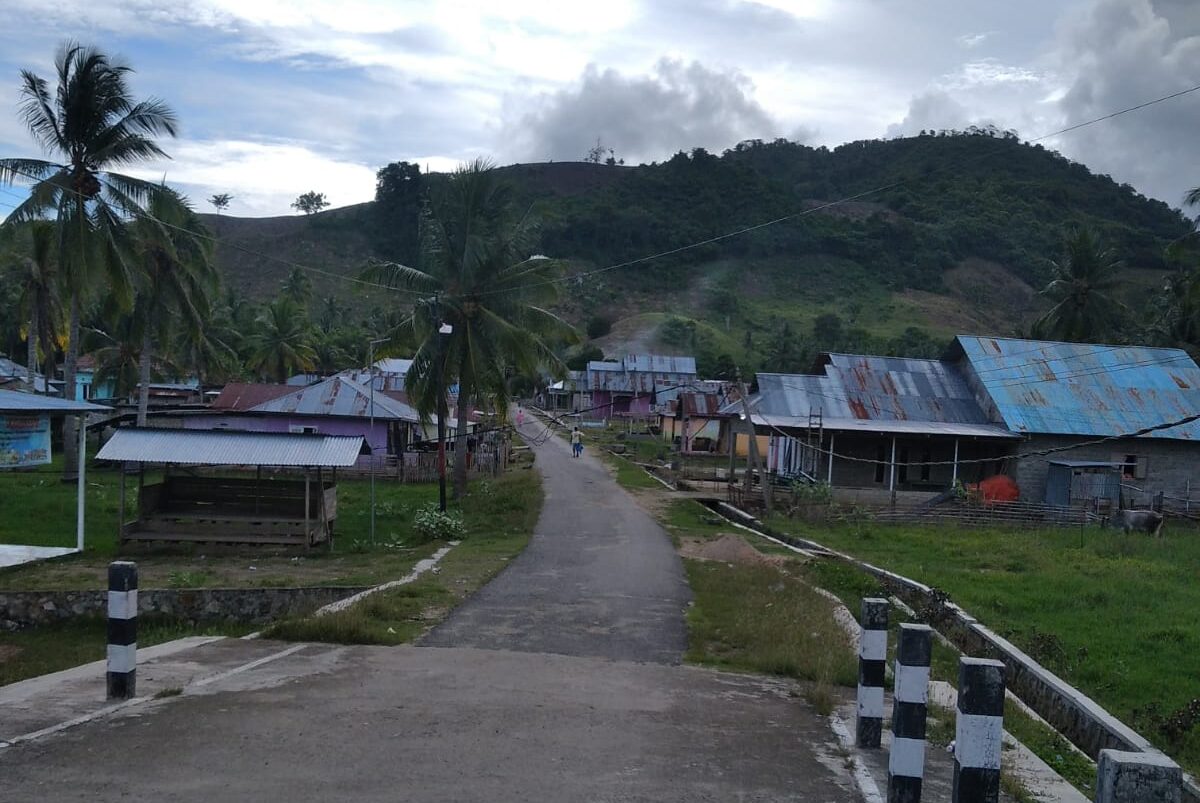 Pemukiman Warga Dusun Huwata berada dekat dengan lokasi pertambangan Sambati/Ulanda.id