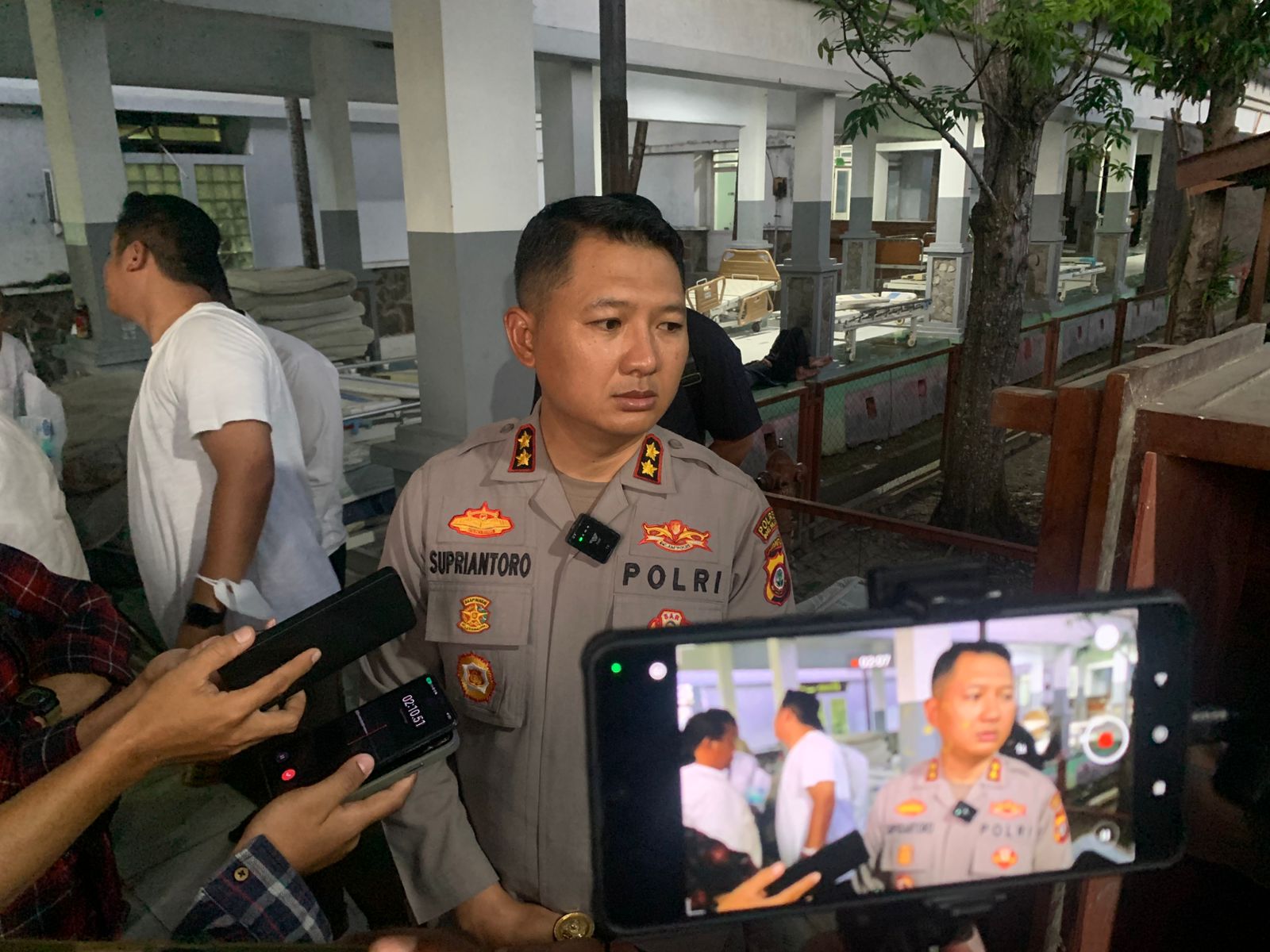 Kapolres Bone Bolango, AKBP Supriantoro saat dikonfirmasi terkait kejadain tersebut/Ulanda.id