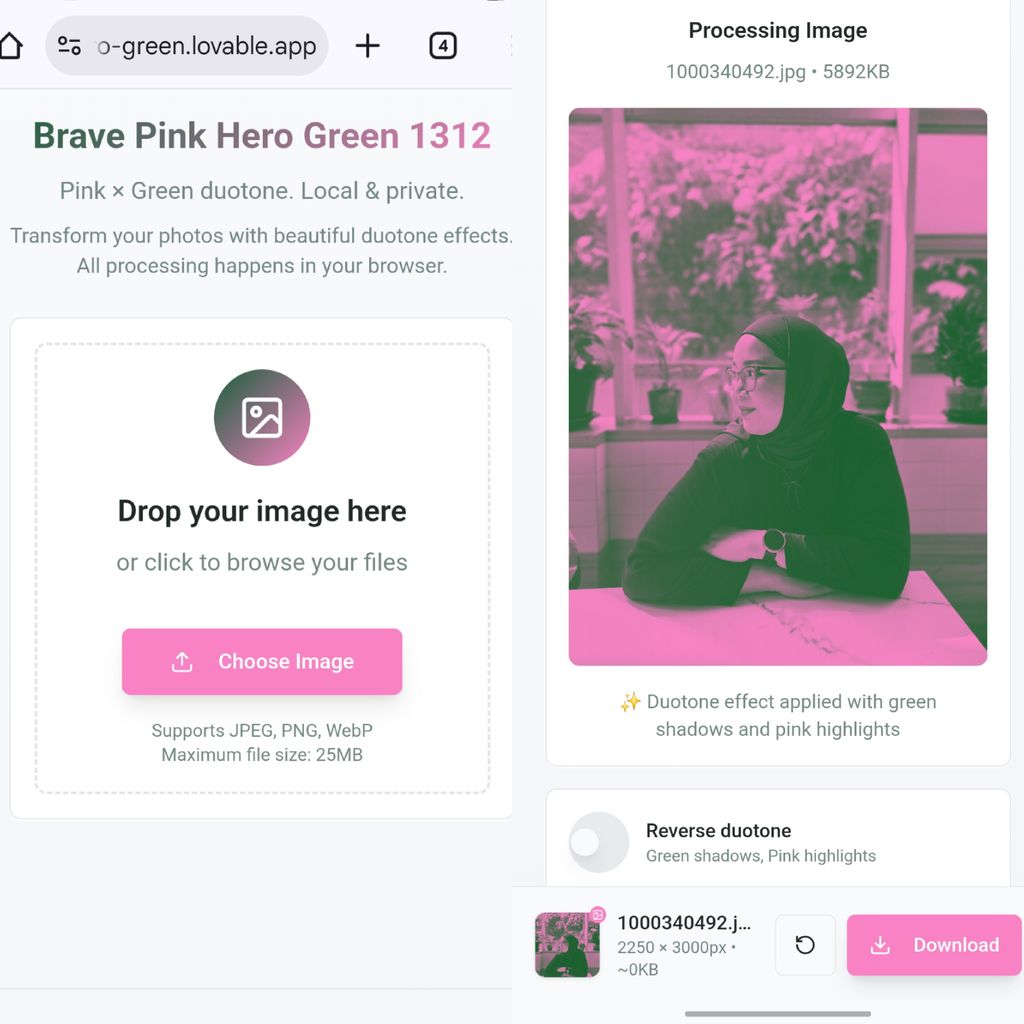 Foto: Intan Rakhmayanti Brave Pink Hero Green/Ulanda.id