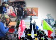 Penjual Es raup untung melimpah ditengah aksi unjuk rasa/Ulanda.id