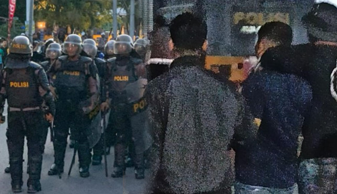 Penangkapan Ketua IMM Gorontalo/Ulanda.id