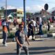 Wakil Bupati Bone Bolango, Risman Tolingguhu, Sekda Iwan Mustapa, Wakil Ketua T.P PKK, Gamaria Djura dan Ketua DWP Bone Bolango, dr. Nurliana Ibrahim menghadiri sekaligus mengikuti kegiatan Car Free Day (CFD) di Kawasan Center Point Bone Bolango, Minggu (5/10/2025). (F.Indra-Diskominfo)/Ulanda.id