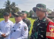 Bupati Gorontalo, Sofyan Puhi, secara resmi membuka kegiatan TNI Manunggal Membangun Desa (TMMD) ke-126 Tahun 2025 yang dipusatkan di Lapangan Telaga, Kabupaten Gorontalo, Selasa (8/10/2025)/Ulanda.id