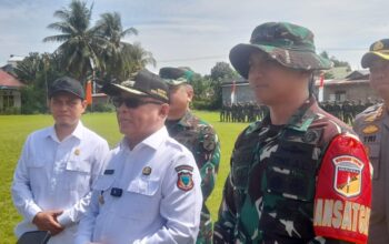 Bupati Gorontalo, Sofyan Puhi, secara resmi membuka kegiatan TNI Manunggal Membangun Desa (TMMD) ke-126 Tahun 2025 yang dipusatkan di Lapangan Telaga, Kabupaten Gorontalo, Selasa (8/10/2025)/Ulanda.id