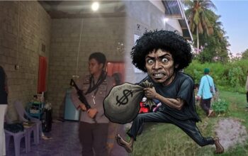 Kolor Ijo "Karimu" Beraksi dengan Senjata Tajam/Ulanda.id