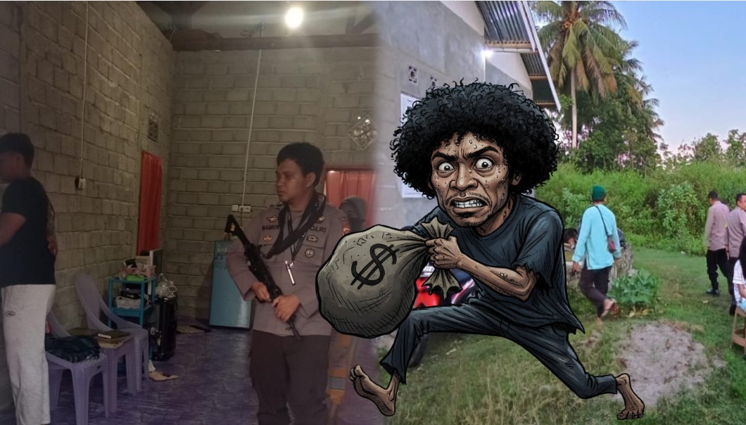 Kolor Ijo "Karimu" Beraksi dengan Senjata Tajam/Ulanda.id
