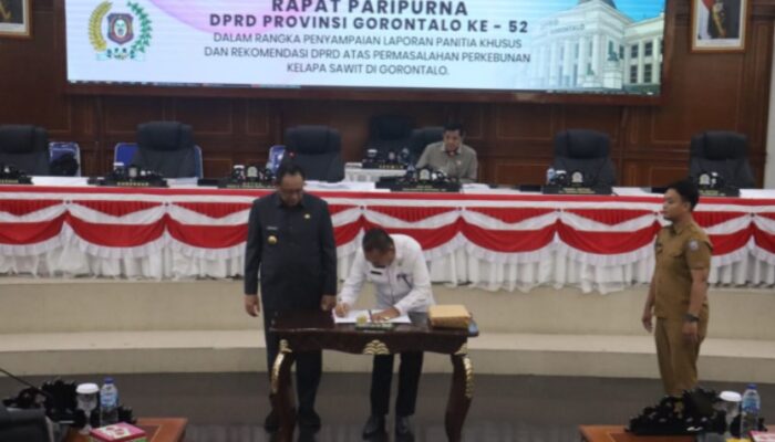 Pansus DPRD Gorontalo Rekomendasikan Penyitaan Lahan Sawit Tak Produktif