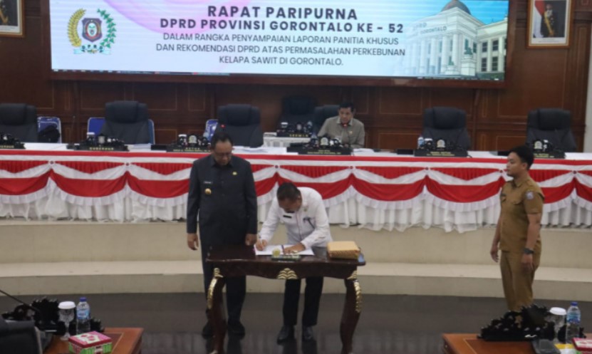 Panitia Khusus (Pansus) DPRD Provinsi Gorontalo yang membahas tata kelola perkebunan kelapa sawit secara resmi melahirkan sejumlah rekomendasi penting hasil temuan di lapangan/Ulanda.id