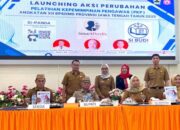 Peluncuran tiga aksi perubahan yang digagas oleh para pejabat di lingkungan Badan Keuangan dan Pendapatan Daerah (BKPD) Bone Bolango, di Aula Balai Penjaminan Mutu Pendidikan (BPMP) Provinsi Gorontalo, Senin (13/10/2025). (F.dok.istimewa)/Ulanda.id